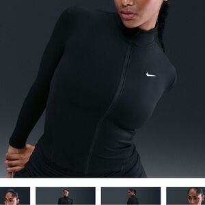 New Nike Women's Black Long Sleeve Top
